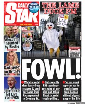 Daily Star () Newspaper Front Page for 21 January 2022