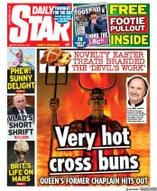 Daily Star () Newspaper Front Page for 21 March 2022