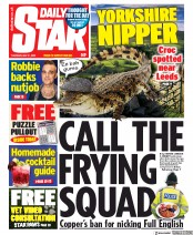 Daily Star () Newspaper Front Page for 21 May 2020