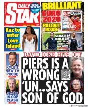 Daily Star () Newspaper Front Page for 21 June 2021