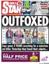 Daily Star () Newspaper Front Page for 21 September 2018