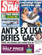 Daily Star () Newspaper Front Page for 22 October 2018