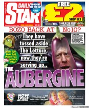Daily Star () Newspaper Front Page for 22 October 2022