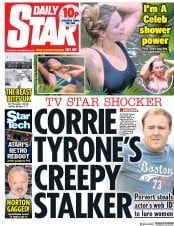 Daily Star () Newspaper Front Page for 22 November 2018