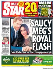 Daily Star () Newspaper Front Page for 22 December 2017