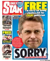 Daily Star () Newspaper Front Page for 22 January 2021