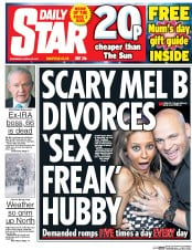 Daily Star () Newspaper Front Page for 22 March 2017