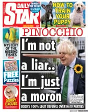 Daily Star () Newspaper Front Page for 22 March 2023
