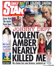 Daily Star () Newspaper Front Page for 22 May 2019