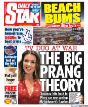 Daily Star () Newspaper Front Page for 22 May 2020