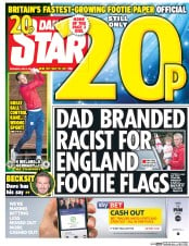 Daily Star () Newspaper Front Page for 22 June 2016