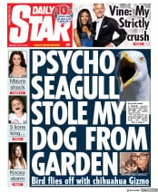 Daily Star () Newspaper Front Page for 22 July 2019