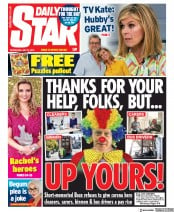 Daily Star () Newspaper Front Page for 22 July 2020
