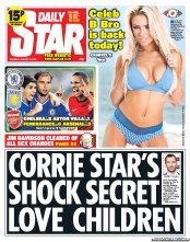 Daily Star () Newspaper Front Page for 22 August 2013