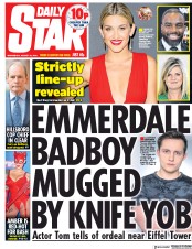 Daily Star () Newspaper Front Page for 22 August 2018
