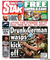 Daily Star () Newspaper Front Page for 22 August 2022