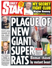 Daily Star () Newspaper Front Page for 22 September 2015