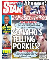 Daily Star () Newspaper Front Page for 22 September 2021