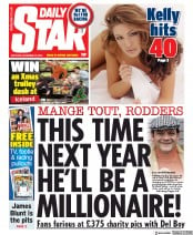 Daily Star () Newspaper Front Page for 23 November 2019