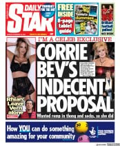 Daily Star () Newspaper Front Page for 23 November 2020