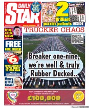 Daily Star () Newspaper Front Page for 23 December 2020
