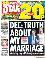 Daily Star () Newspaper Front Page for 23 February 2016
