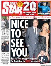Daily Star () Newspaper Front Page for 23 February 2018