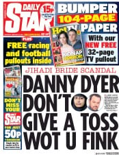Daily Star () Newspaper Front Page for 23 February 2019