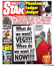 Daily Star () Newspaper Front Page for 23 February 2023