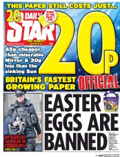 Daily Star () Newspaper Front Page for 23 March 2016