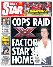 Daily Star () Newspaper Front Page for 23 April 2013
