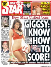 Daily Star () Newspaper Front Page for 23 April 2014