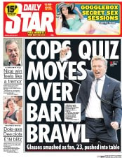 Daily Star () Newspaper Front Page for 23 May 2014