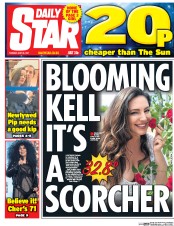 Daily Star () Newspaper Front Page for 23 May 2017