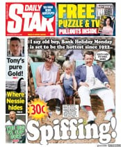 Daily Star () Newspaper Front Page for 23 May 2020