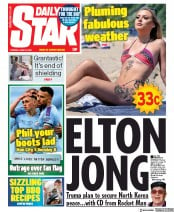 Daily Star () Newspaper Front Page for 23 June 2020