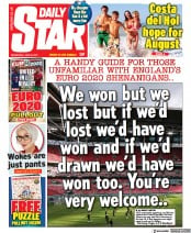 Daily Star () Newspaper Front Page for 23 June 2021