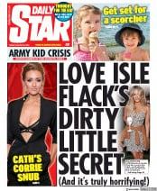 Daily Star () Newspaper Front Page for 23 August 2019