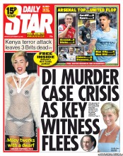 Daily Star () Newspaper Front Page for 23 September 2013