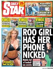 Daily Star () Newspaper Front Page for 23 September 2017