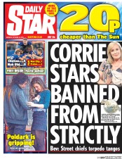 Daily Star () Newspaper Front Page for 24 October 2016