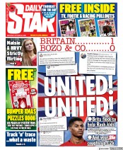 Daily Star () Newspaper Front Page for 24 October 2020