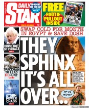 Daily Star () Newspaper Front Page for 24 October 2022