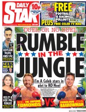 Daily Star () Newspaper Front Page for 24 November 2018
