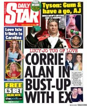 Daily Star () Newspaper Front Page for 24 February 2020