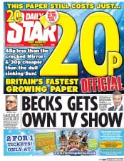 Daily Star () Newspaper Front Page for 24 March 2016