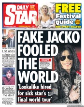 Daily Star () Newspaper Front Page for 24 April 2013