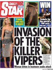 Daily Star () Newspaper Front Page for 24 April 2019