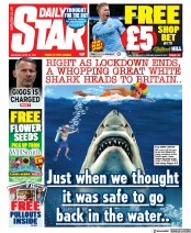 Daily Star () Newspaper Front Page for 24 April 2021