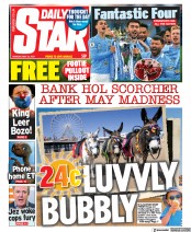 Daily Star () Newspaper Front Page for 24 May 2021